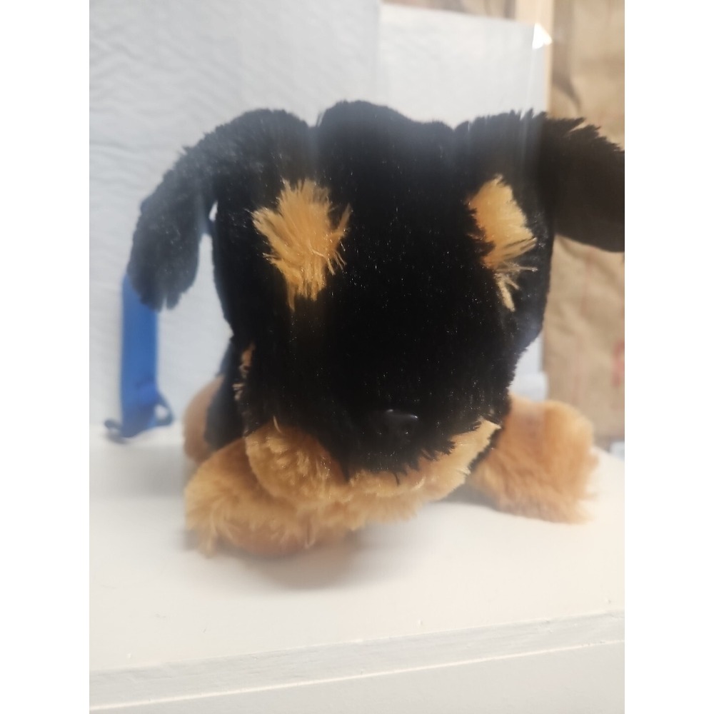 Dan Dee Plush Black And‎ Brown Dog With Leash